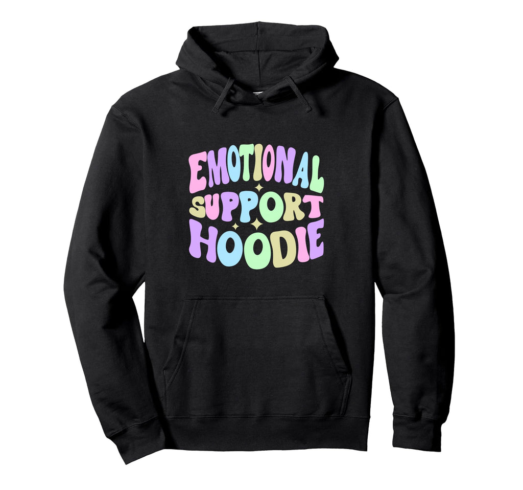 Emotional Support Funny Pastel Goth Hoodie - Streetwear Style for Adults - T-Shirt, Sweatshirt, Hoodie