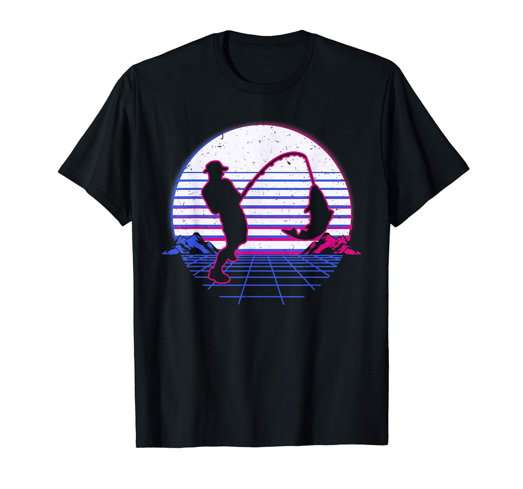 Fishing Fisherman Fish Sunset Gift T-Shirt - Custom Art Print for Adults - T-Shirt, Sweatshirt, Hoodie