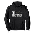 Biker Bikefather Biker Dad Funny Hoodie - Minimalist Print for Adults - T-Shirt, Sweatshirt, Hoodie
