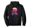 Synthwave Astronaut Cyberpunk 80S Sci Fi 35 Hoodie - Unique Graphic Unisex - T-Shirt, Sweatshirt, Hoodie