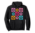 Checkered Tropical Hibiscus Hawaii Hoodie - Streetwear Style for Adults - T-Shirt, Sweatshirt, Hoodie