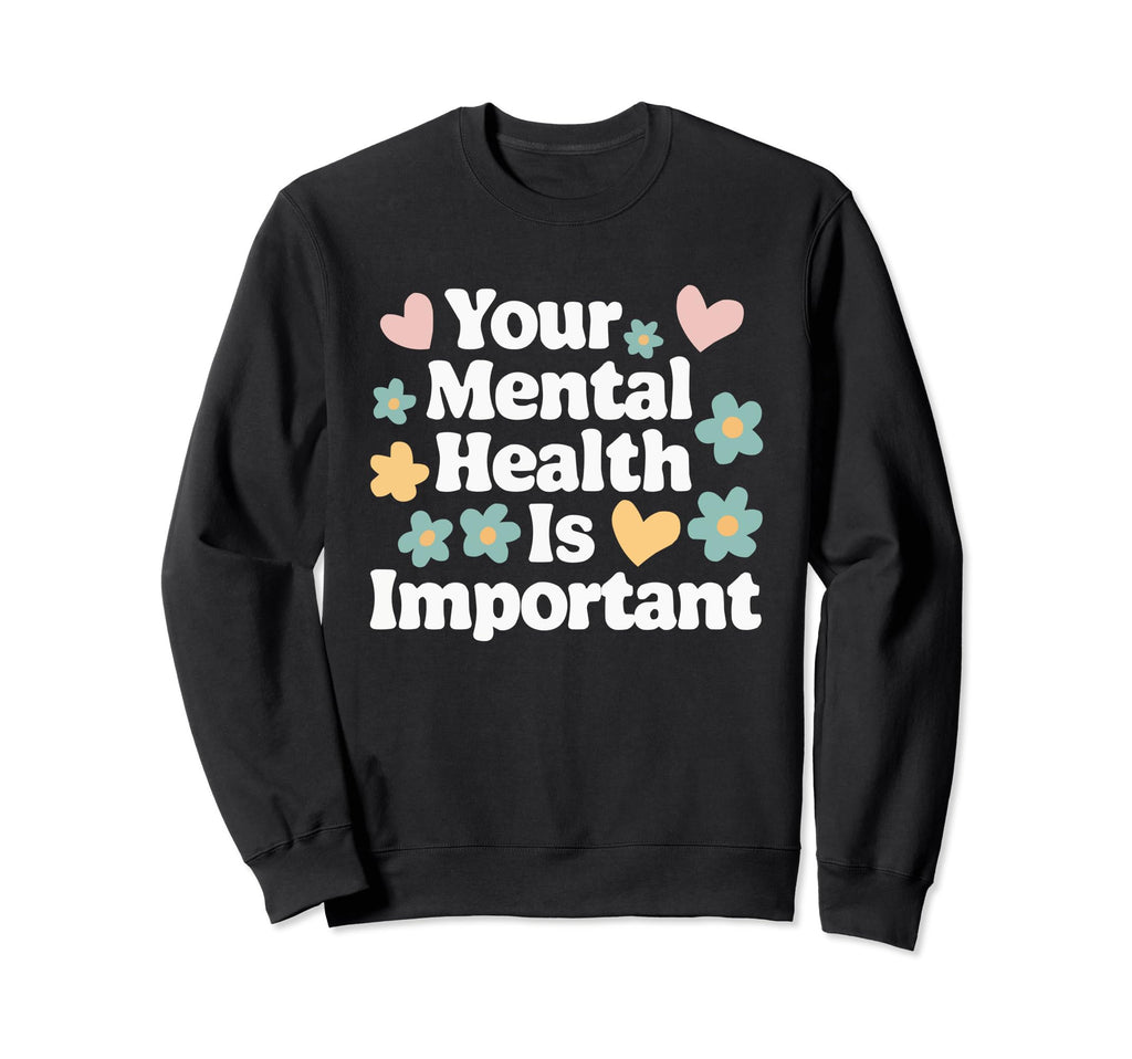 Suicide Awareness Depression Anxiety Sweatshirt - Custom Art Print Unisex - T-Shirt, Sweatshirt, Hoodie