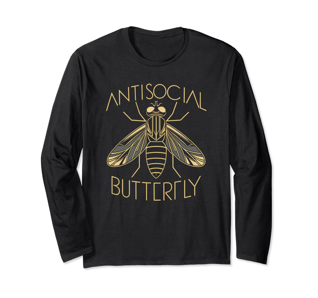 Antisocial Butterfly Housefly T-Shirt - Casual Everyday Wear Unisex - T-Shirt, Sweatshirt, Hoodie