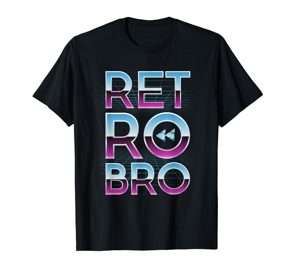 Bro 80S Costume Mens Synthwave Party T-Shirt - Custom Art Print Men Women - T-Shirt, Sweatshirt, Hoodie