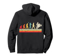 Motorcycle Evolution Human Biker Hoodie - Custom Art Print Men Women - T-Shirt, Sweatshirt, Hoodie