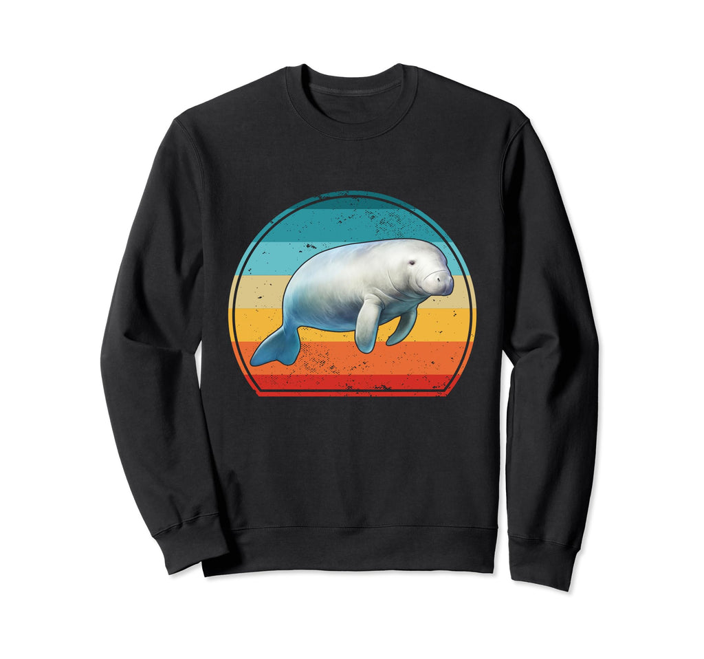 Funny Manatee Outfit 70S 80S Sweatshirt - Casual Everyday Wear for Adults - T-Shirt, Sweatshirt, Hoodie
