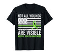 Not All Wounds Are Visible Mental T-Shirt - Streetwear Style Men Women - T-Shirt, Sweatshirt, Hoodie