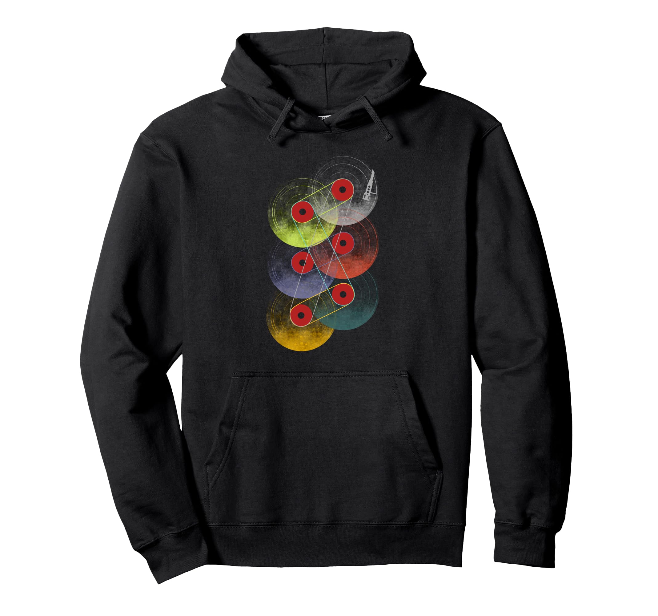 Nonstop Vinyl Vinyl Record Record Collector Hoodie - Graphic Print Unisex - T-Shirt, Sweatshirt, Hoodie