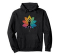 Yoga Pose Chakra Tree Silhouette Lotus Hoodie - Trendy Graphic for Adults - T-Shirt, Sweatshirt, Hoodie
