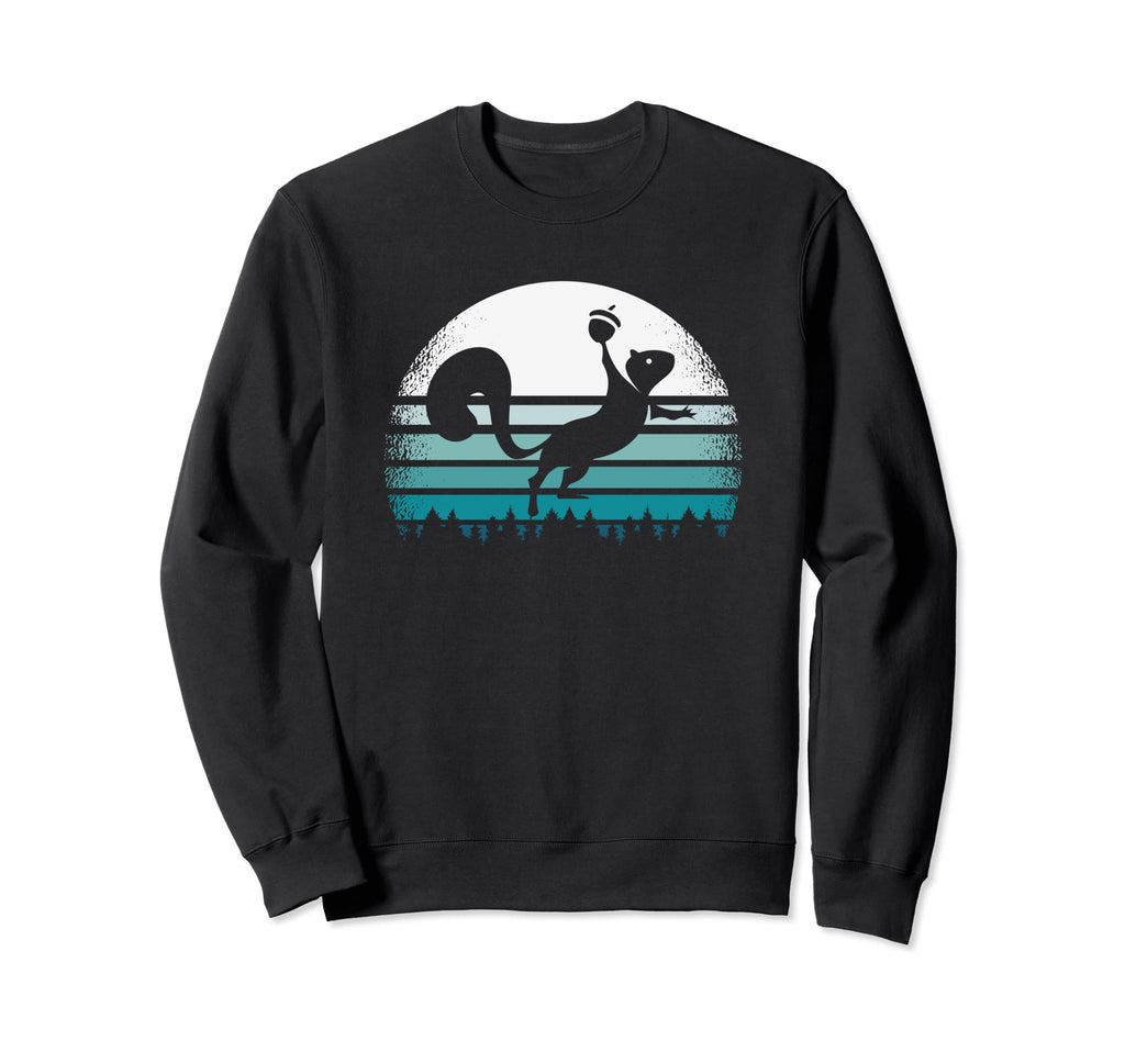 Squirrel Flying Distressed Sweatshirt - Aesthetic Graphic for Adults - T-Shirt, Sweatshirt, Hoodie