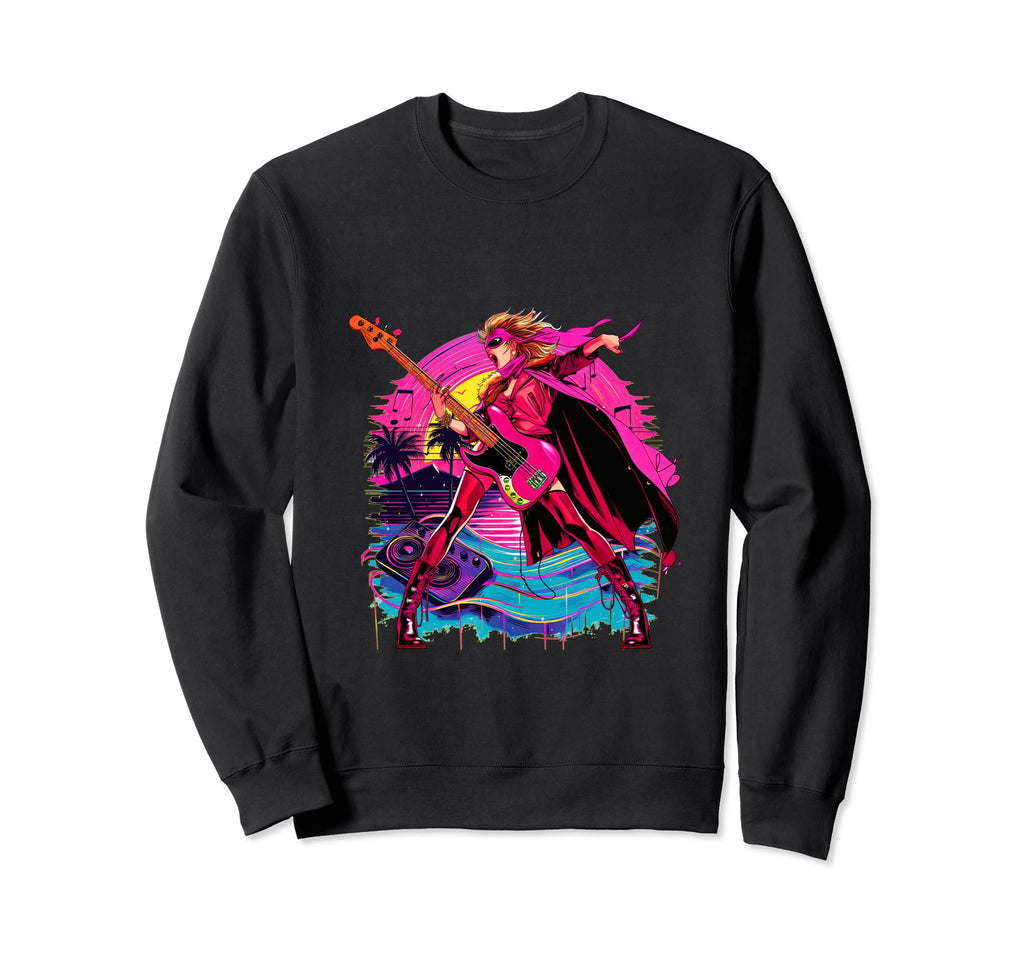 80S 90S Streetwear Rock Super Hero Sweatshirt - Graphic Print Unisex - T-Shirt, Sweatshirt, Hoodie
