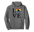 Dog Breed Carpathian Shepherd Word Love Hoodie - Unique Graphic Unisex - T-Shirt, Sweatshirt, Hoodie