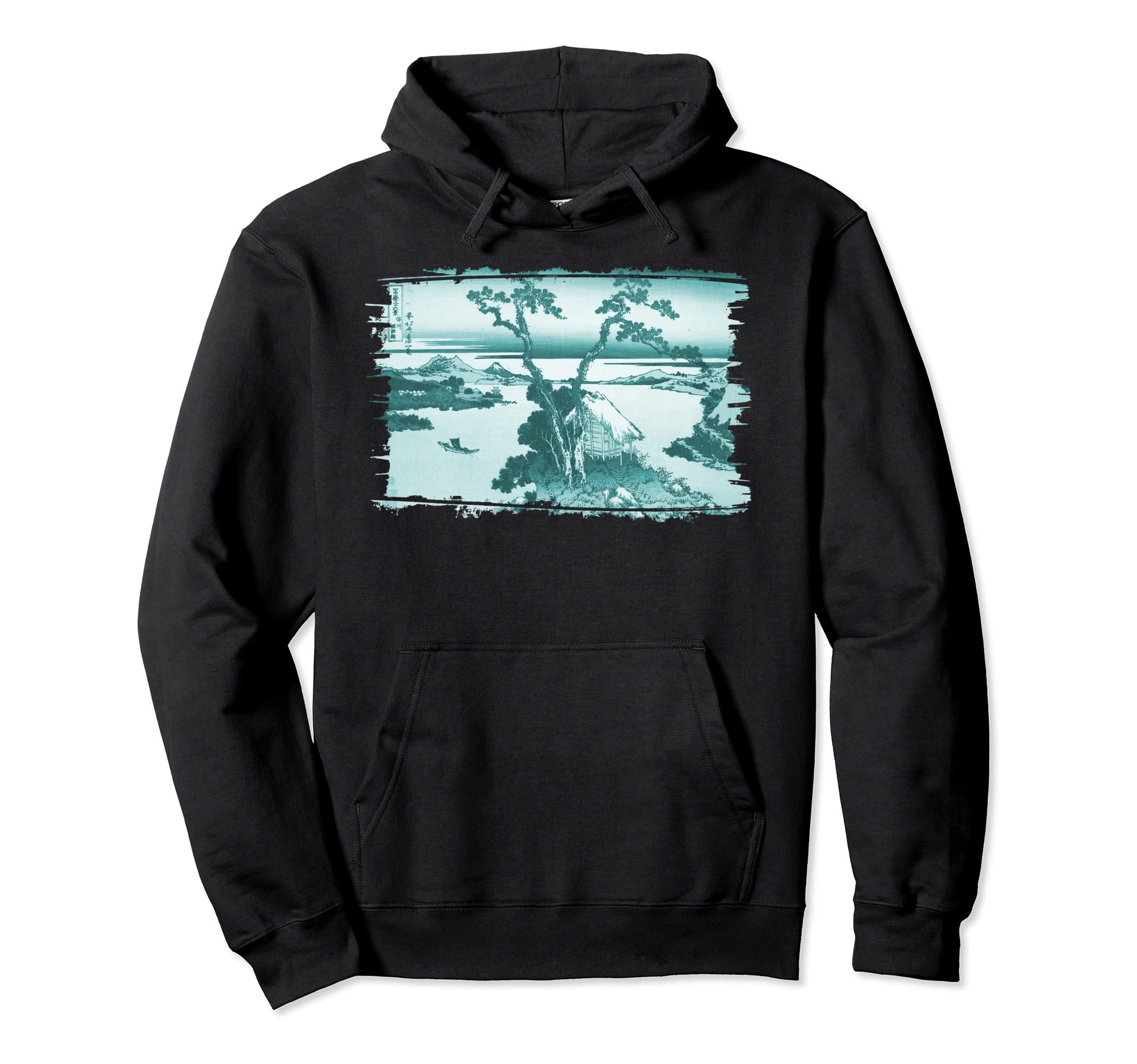 Famous Fine Art Lake Suwa Remix Special Hoodie - Unique Graphic for Adults - T-Shirt, Sweatshirt, Hoodie