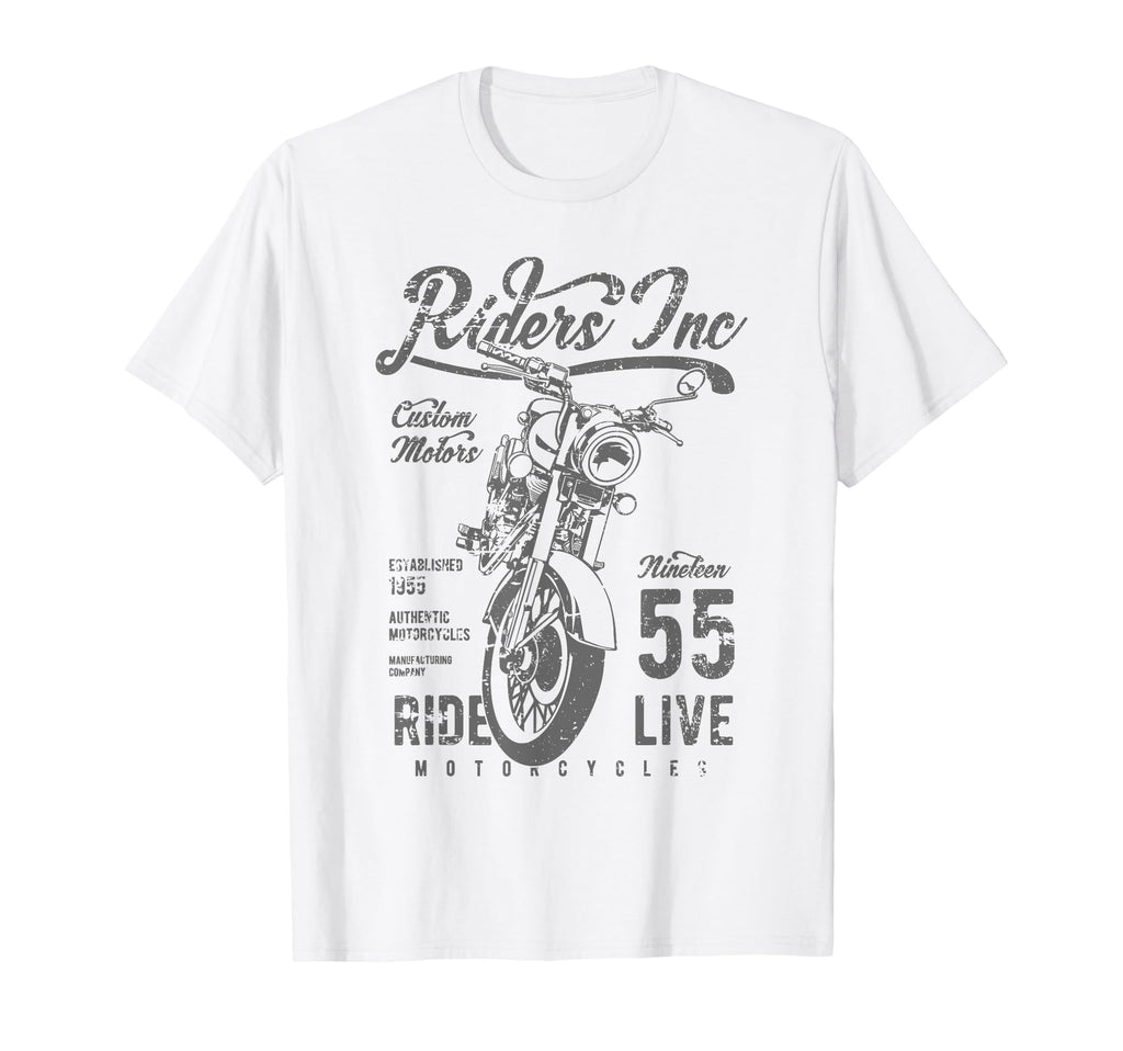 Riders Inc 1955 Motorcycle T-Shirt - Fun Novelty Design Men Women - T-Shirt, Sweatshirt, Hoodie