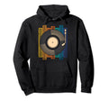 Vinyl Record Player Music Producer Dj Hoodie - Graphic Print Men Women - T-Shirt, Sweatshirt, Hoodie