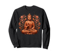 Buddha Yoga Lotus Pose Mandala Sweatshirt - Custom Art Print Unisex - T-Shirt, Sweatshirt, Hoodie