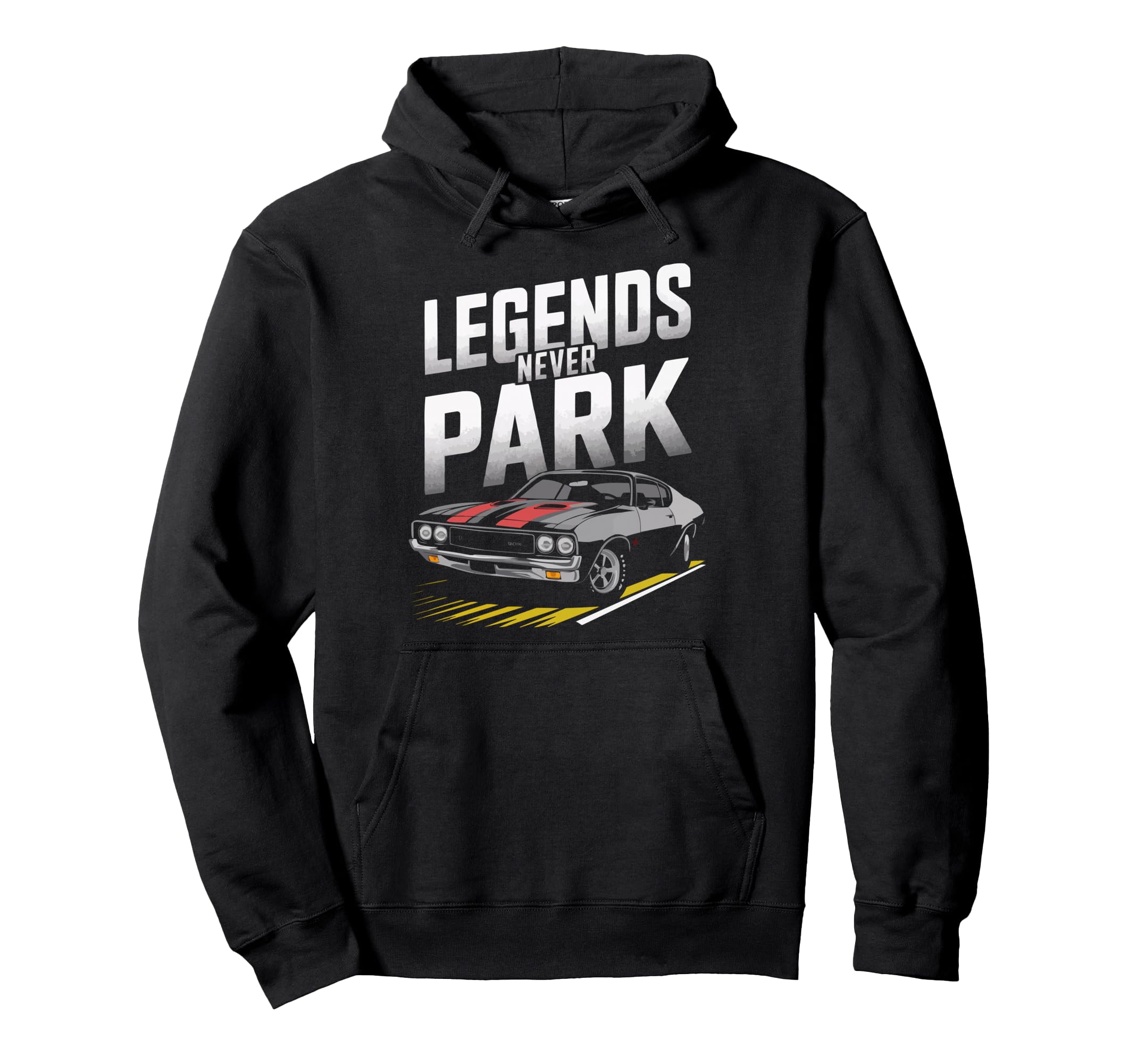 Muscle Car Lover Carguy Car Collector Hoodie - Graphic Print for Adults - T-Shirt, Sweatshirt, Hoodie