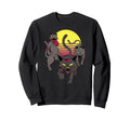 Zombie Cats Sunset Horror Sweatshirt - Aesthetic Graphic for Adults - T-Shirt, Sweatshirt, Hoodie