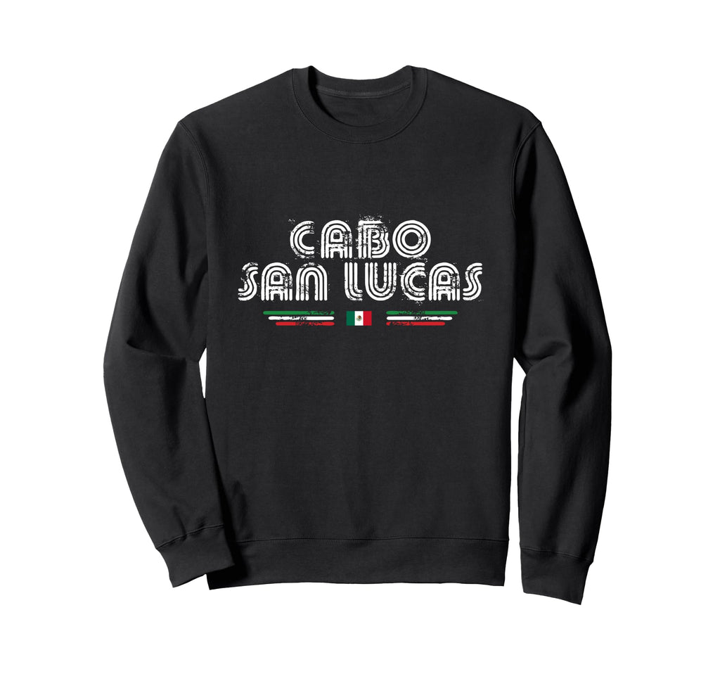 Cabo San Lucas Mexico 70S 80S Type Sweatshirt - Unique Graphic Unisex - T-Shirt, Sweatshirt, Hoodie