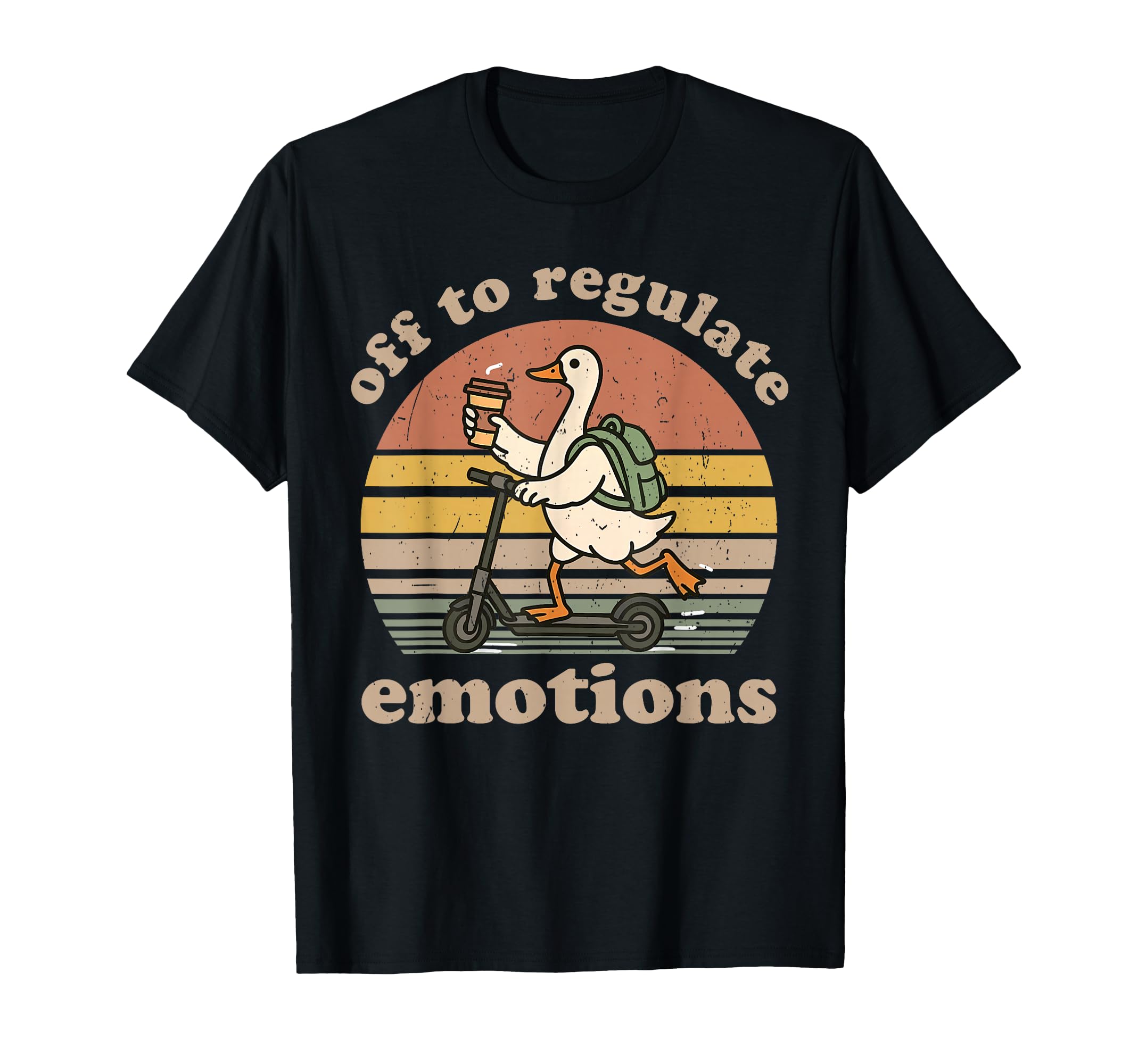Silly Goose Mental Health Off To T-Shirt - Aesthetic Graphic Men Women - T-Shirt, Sweatshirt, Hoodie