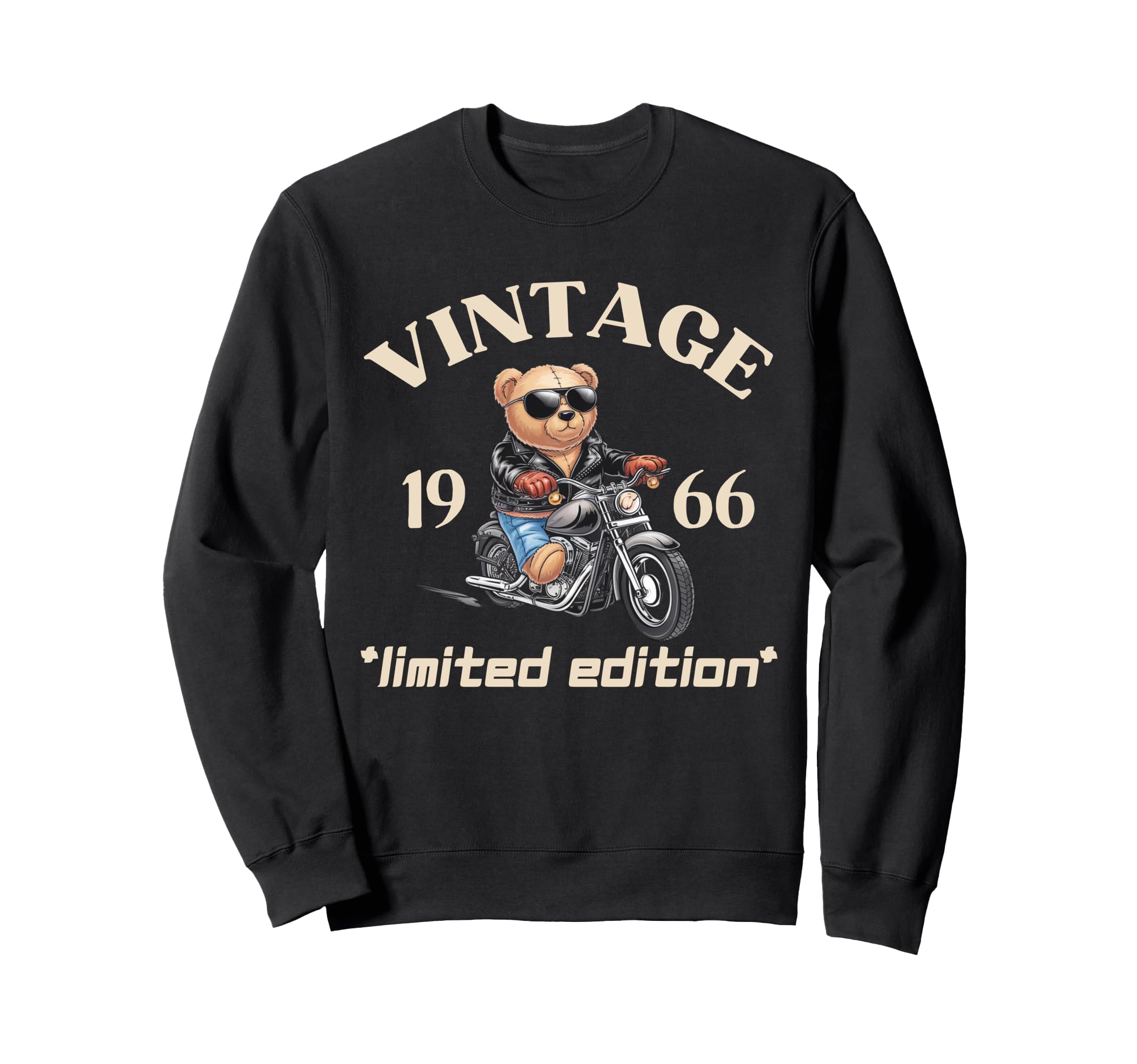 Mens Motorcycle 59Th Birthday Sweatshirt - Aesthetic Graphic Men Women - T-Shirt, Sweatshirt, Hoodie