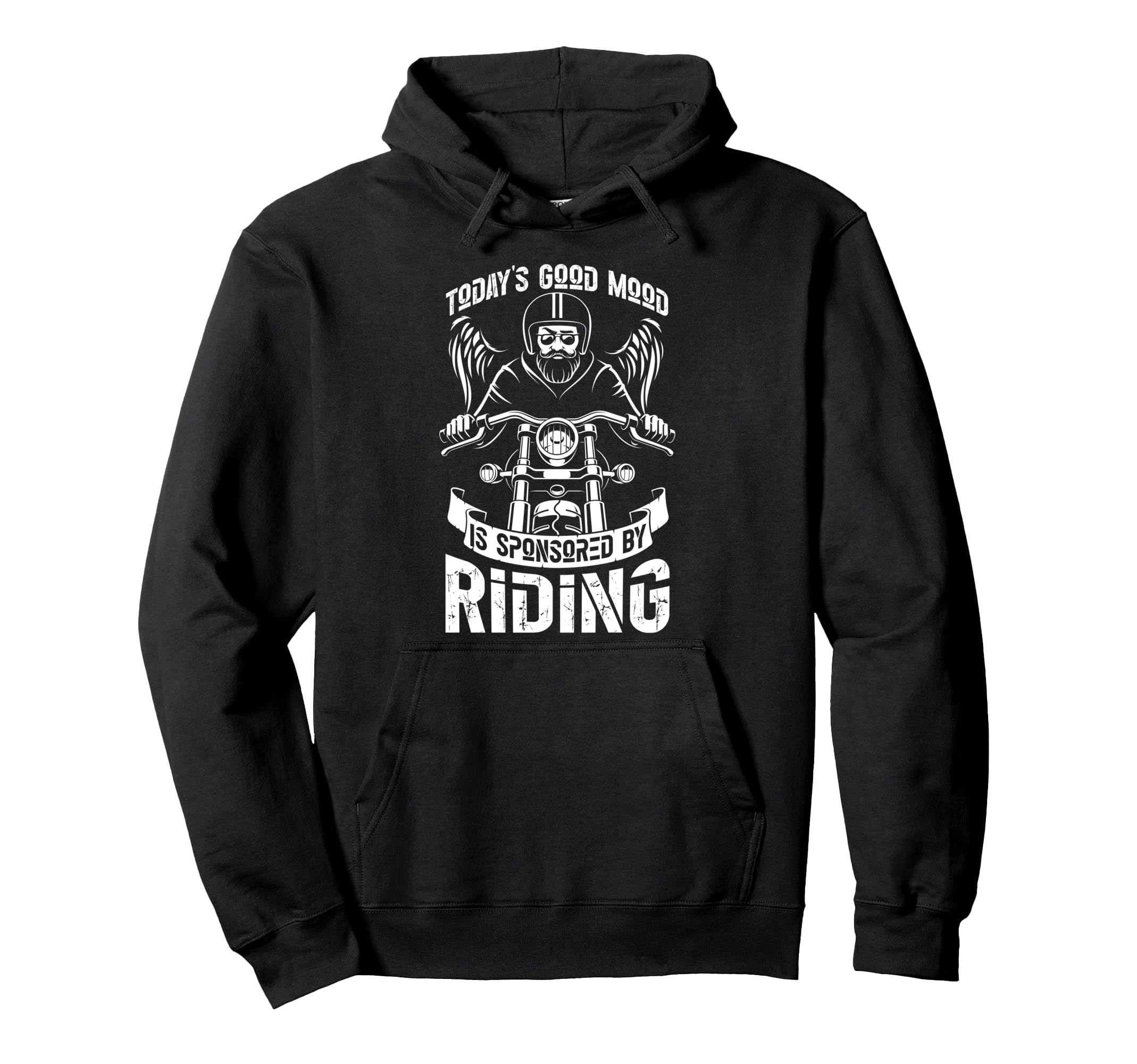 Motorcycle Biker Todays Good Mood Is Hoodie - Minimalist Print Men Women - T-Shirt, Sweatshirt, Hoodie