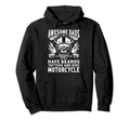 Awesome Dads Have Beards Tattoos Hoodie - Minimalist Print for Adults - T-Shirt, Sweatshirt, Hoodie
