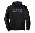 Lutz Fl Distressed Blue Varsity Hoodie - Minimalist Print Men Women - T-Shirt, Sweatshirt, Hoodie