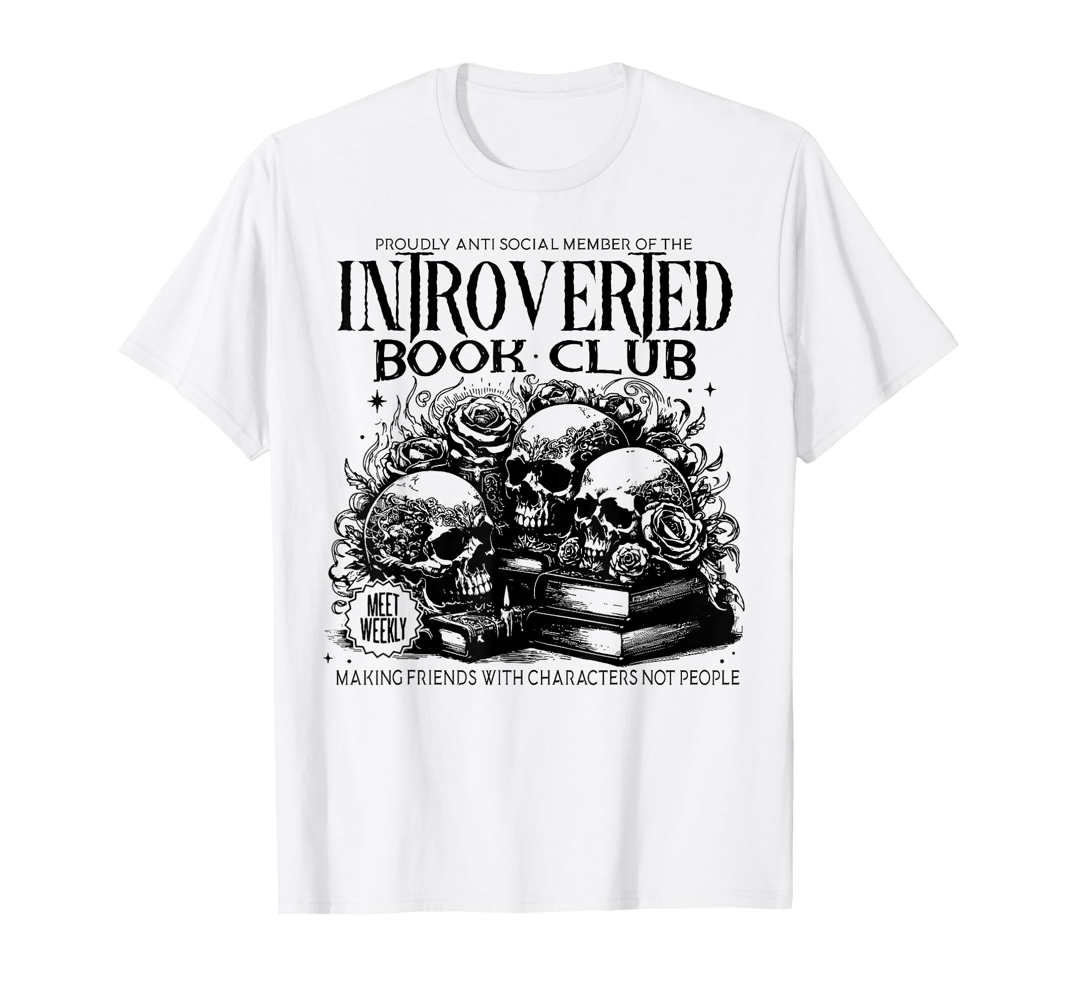 Proudly Anti Social Member T-Shirt - Minimalist Print for Adults - T-Shirt, Sweatshirt, Hoodie
