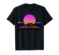 80S Car Digital Sunset Synthwave Outrun T-Shirt - Graphic Print for Adults - T-Shirt, Sweatshirt, Hoodie