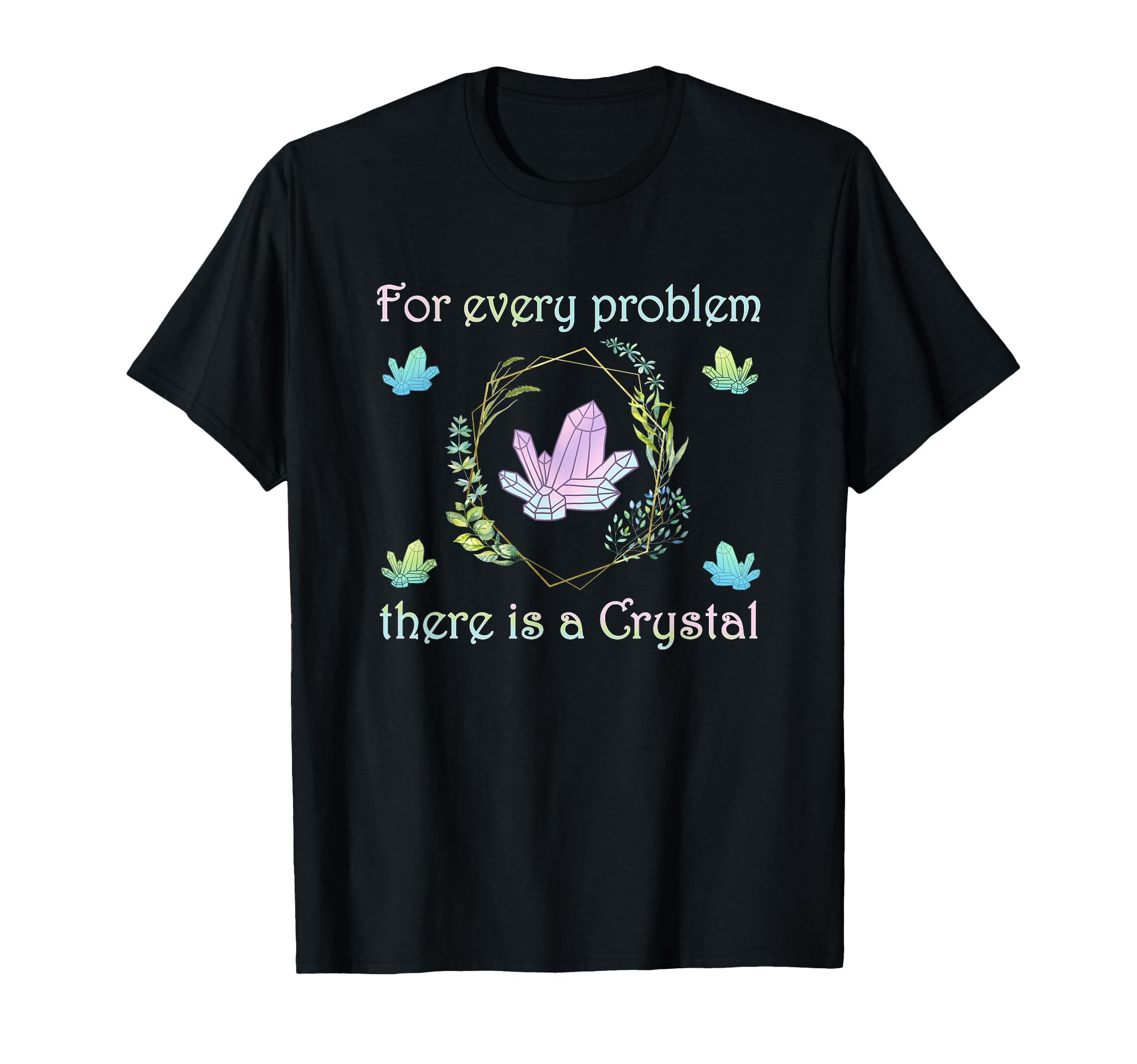 Healing Crystals Spiritual Energy Yoga T-Shirt - Novelty Apparel Men Women - T-Shirt, Sweatshirt, Hoodie