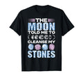 Crystal Healing Moon Cleanse Stones T-Shirt - Unique Graphic Unisex - T-Shirt, Sweatshirt, Hoodie