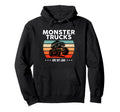 Monster Truck Are My Jam Sunset Engines Hoodie - Unique Graphic Unisex - T-Shirt, Sweatshirt, Hoodie
