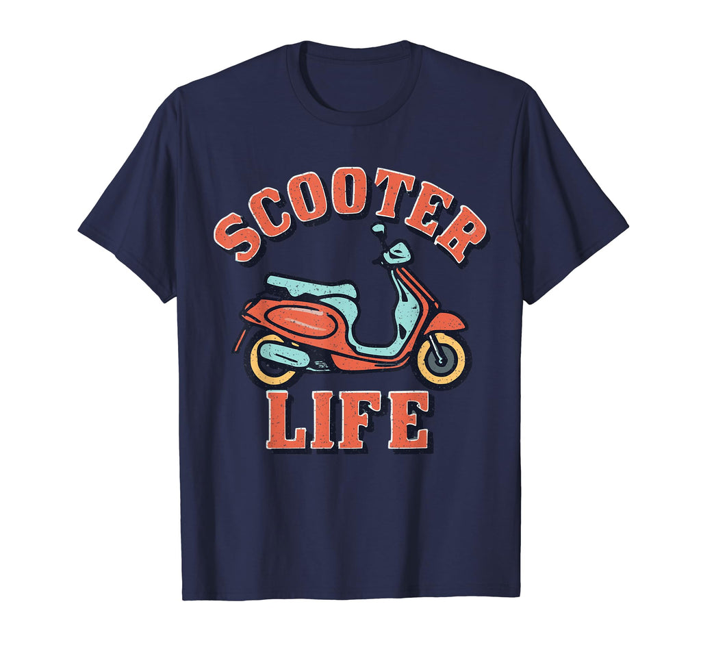 Scooter Life Two Wheels Motorcycle T-Shirt - Minimalist Print for Adults - T-Shirt, Sweatshirt, Hoodie