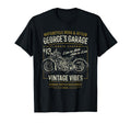 Georges Garage Motorcycle Distressed T-Shirt - Aesthetic Graphic Unisex - T-Shirt, Sweatshirt, Hoodie
