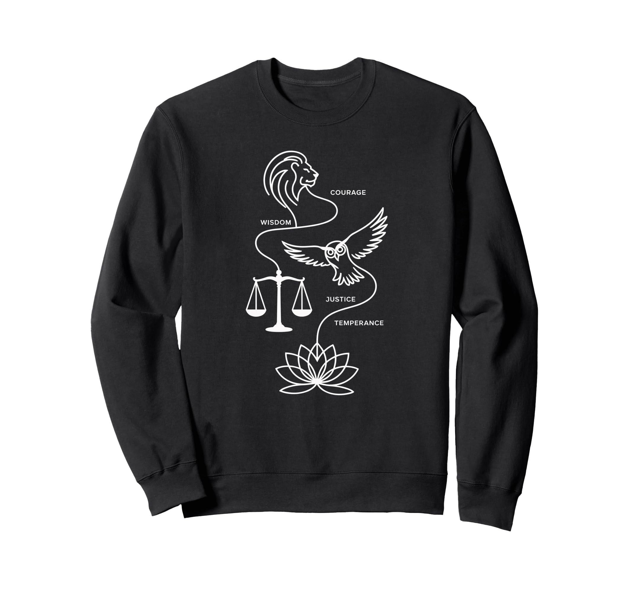 Daily Mindfulness Practice And Four Sweatshirt - Unique Graphic Unisex - T-Shirt, Sweatshirt, Hoodie