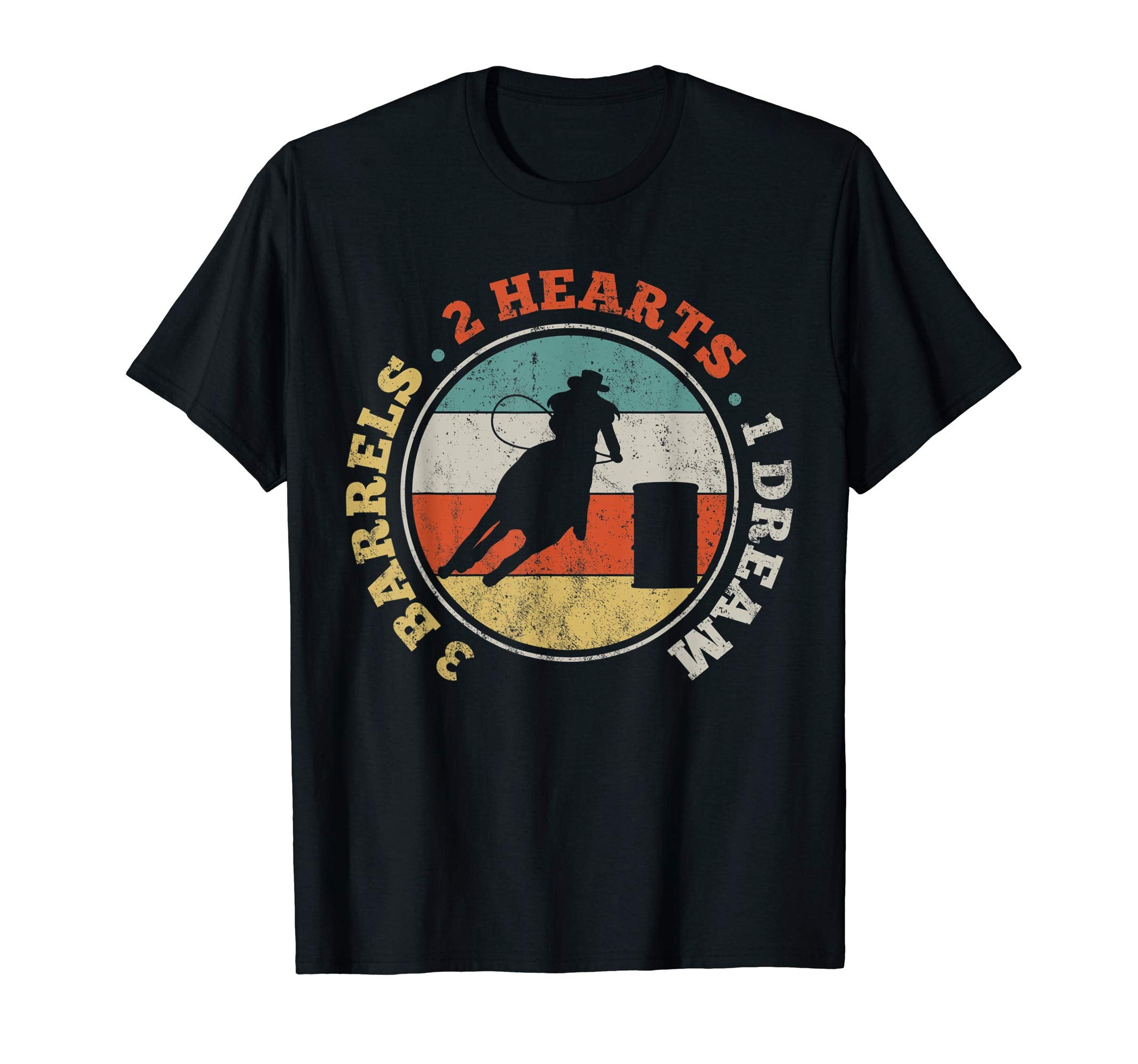 Barrel Racing Rodeo Western Gift T-Shirt - Fun Novelty Design for Adults - T-Shirt, Sweatshirt, Hoodie