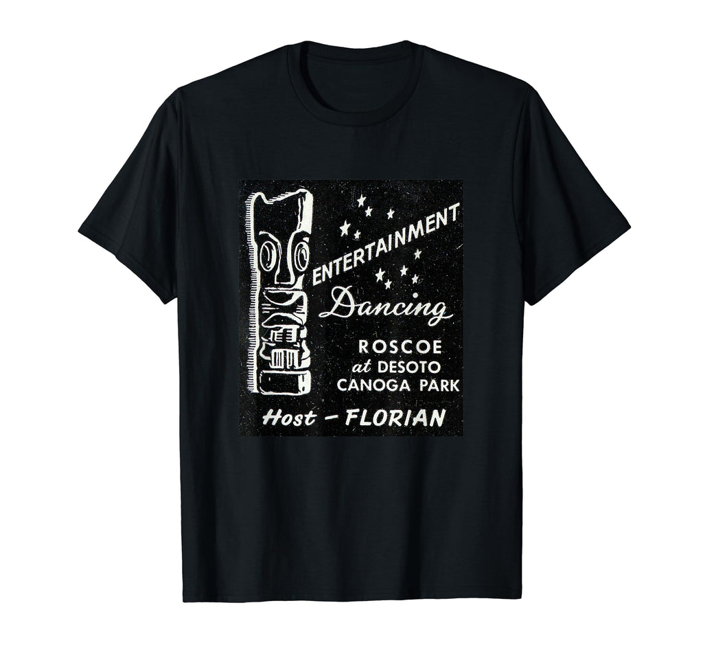 Tiki Matchbook Art Roscoe Supper T-Shirt - Fun Novelty Design for Adults - T-Shirt, Sweatshirt, Hoodie