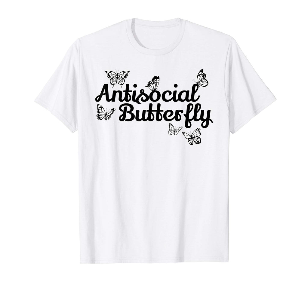 Antisocial Butterfly Introverts Unite T-Shirt - Novelty Apparel for Adults - T-Shirt, Sweatshirt, Hoodie