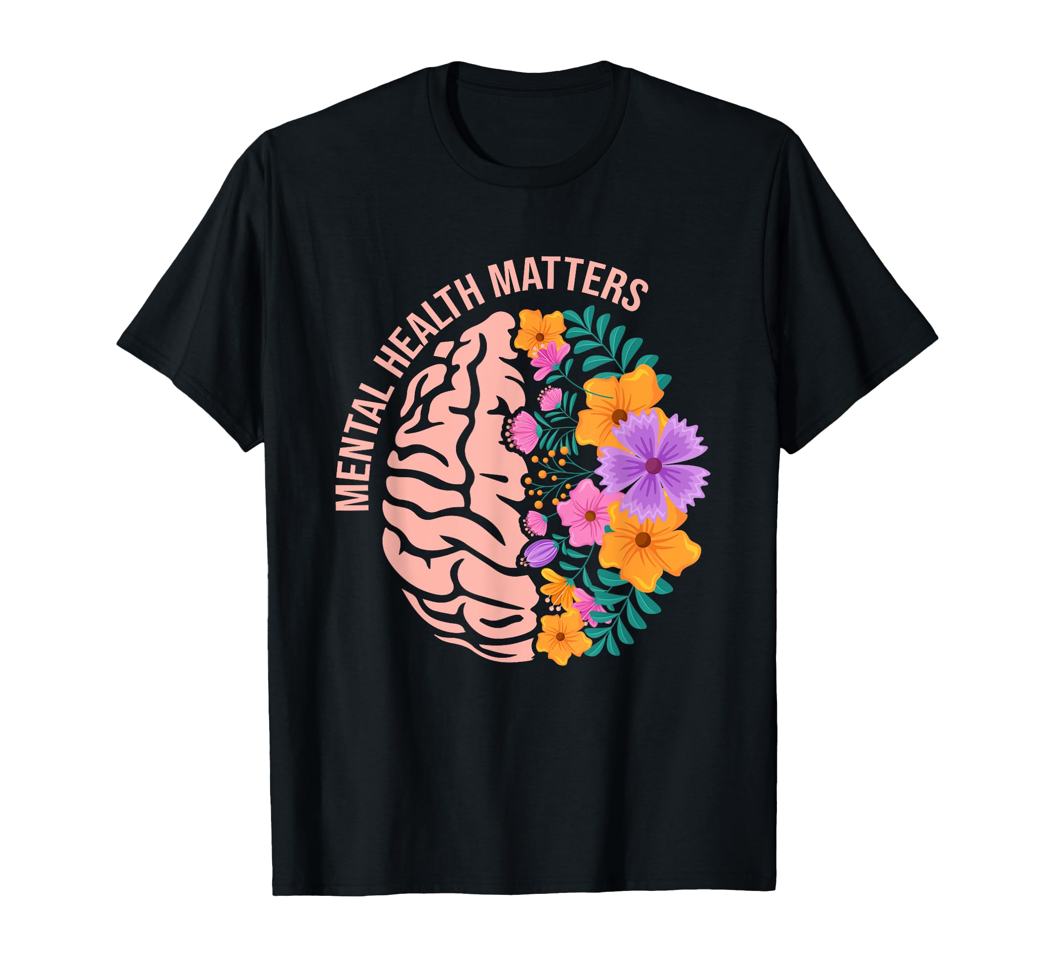 Mental Health Matters Gift Awareness T-Shirt - Minimalist Print Men Women - T-Shirt, Sweatshirt, Hoodie