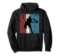 Tennis Tennis Player Distressed Hoodie - Fun Novelty Design for Adults - T-Shirt, Sweatshirt, Hoodie