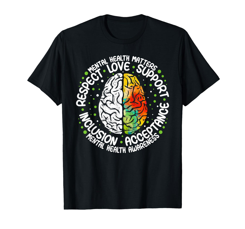 Mental Health Matters Fight Stigma T-Shirt - Graphic Print for Adults - T-Shirt, Sweatshirt, Hoodie