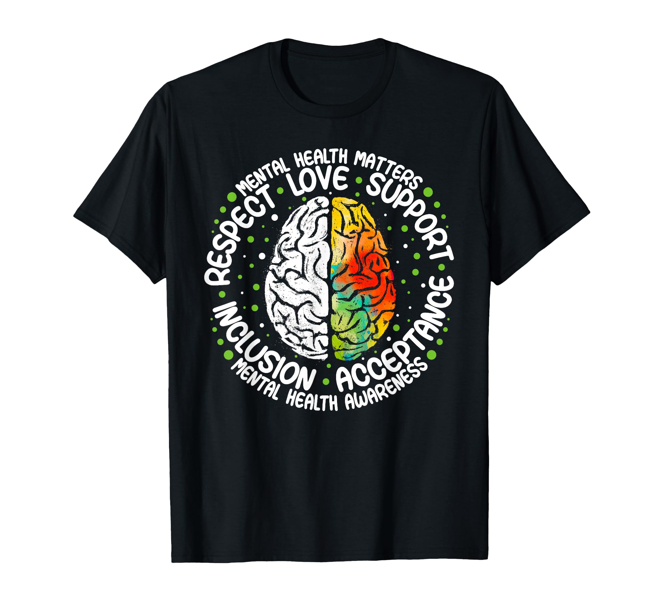 Mental Health Matters Fight Stigma T-Shirt - Graphic Print for Adults - T-Shirt, Sweatshirt, Hoodie