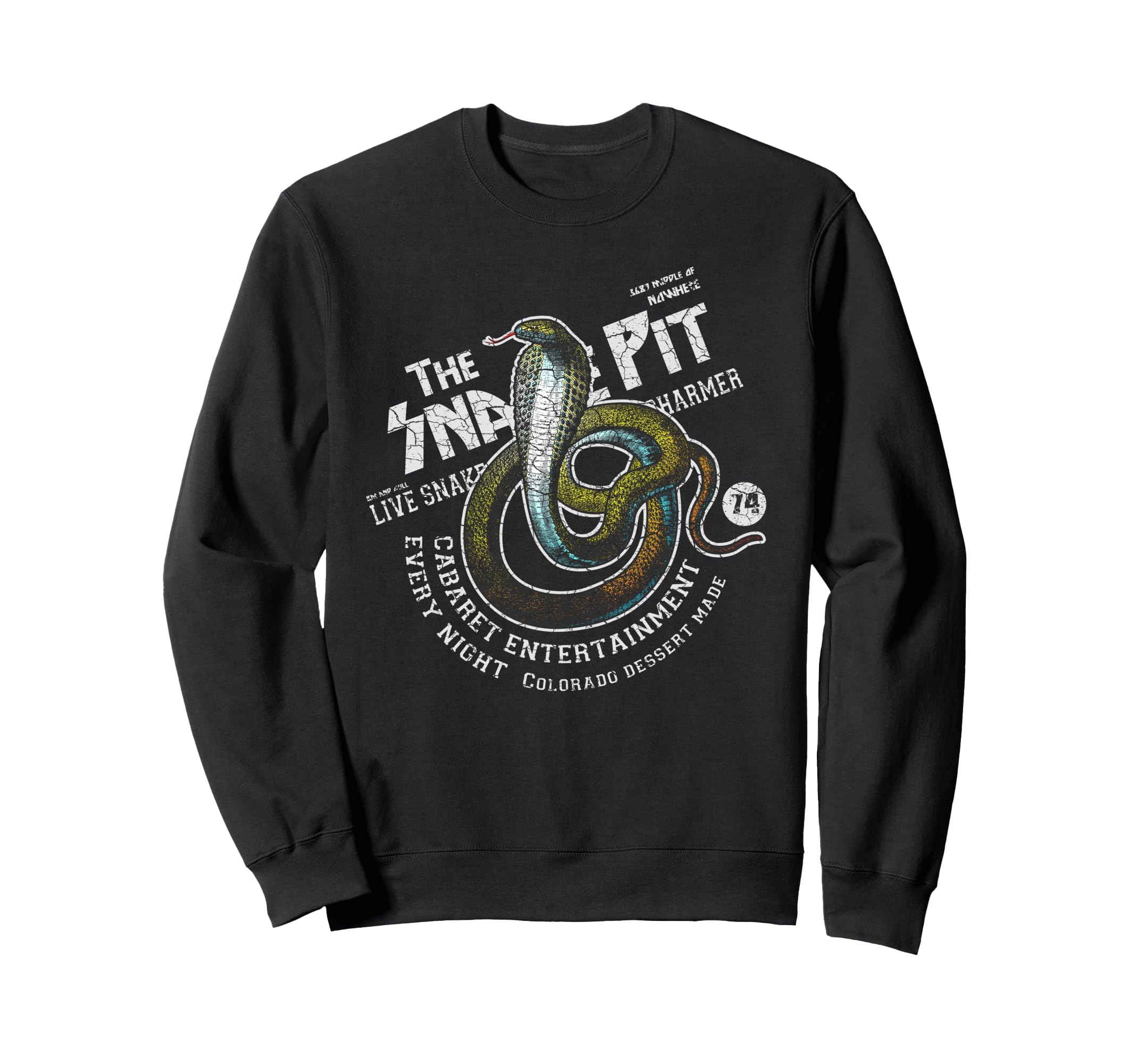 Snake Pit Cobra Bar Americana Reptile Sweatshirt - Streetwear Style Unisex - T-Shirt, Sweatshirt, Hoodie