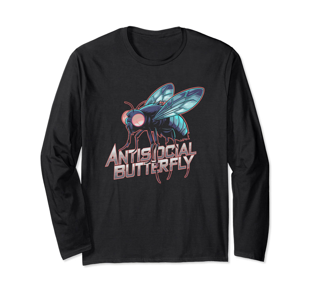 Antisocial Butterfly Housefly T-Shirt - Streetwear Style for Adults - T-Shirt, Sweatshirt, Hoodie