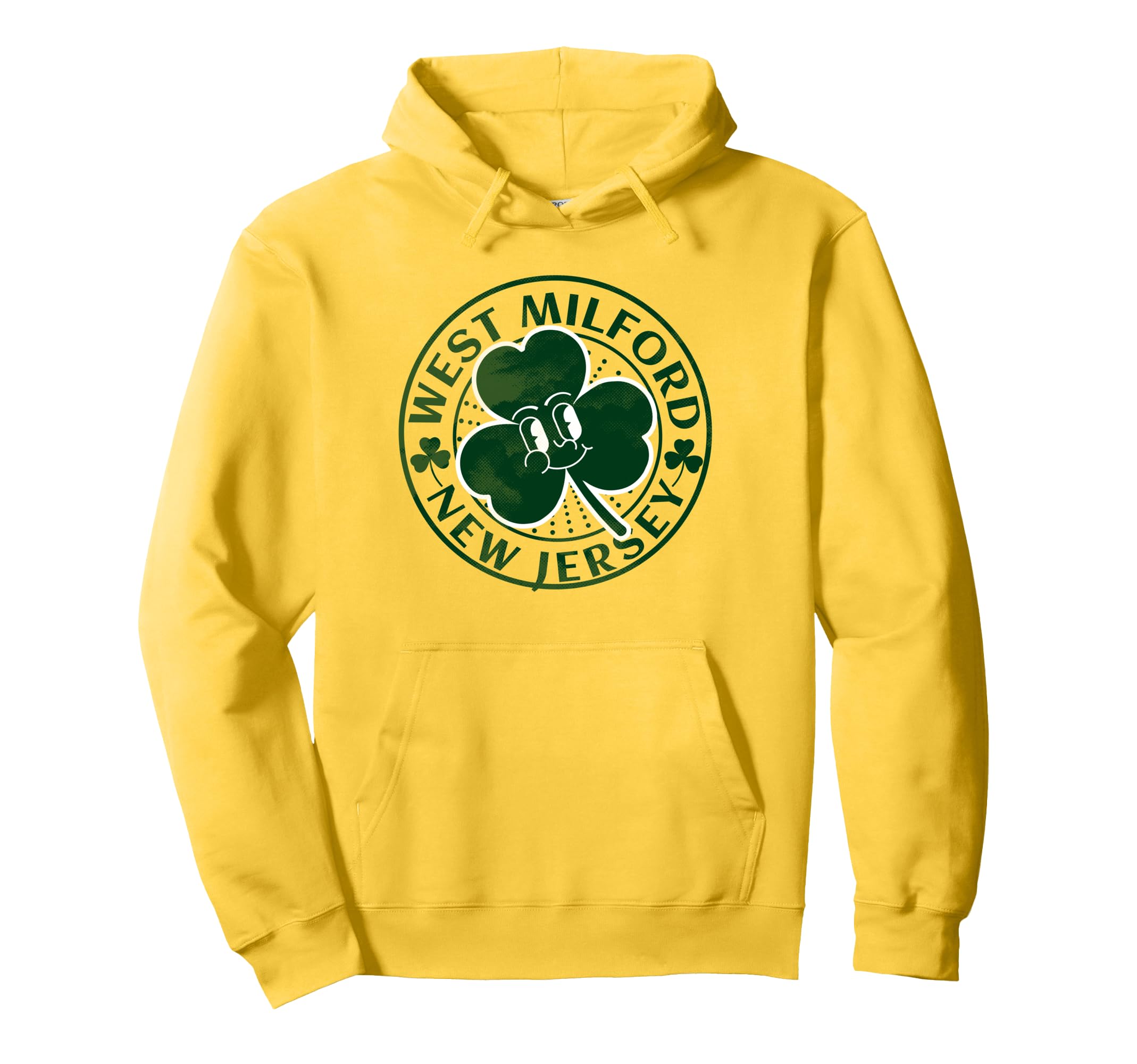 West Milford New Jersey Irish Shamrock Nj Hoodie - Custom Art Print Unisex - T-Shirt, Sweatshirt, Hoodie
