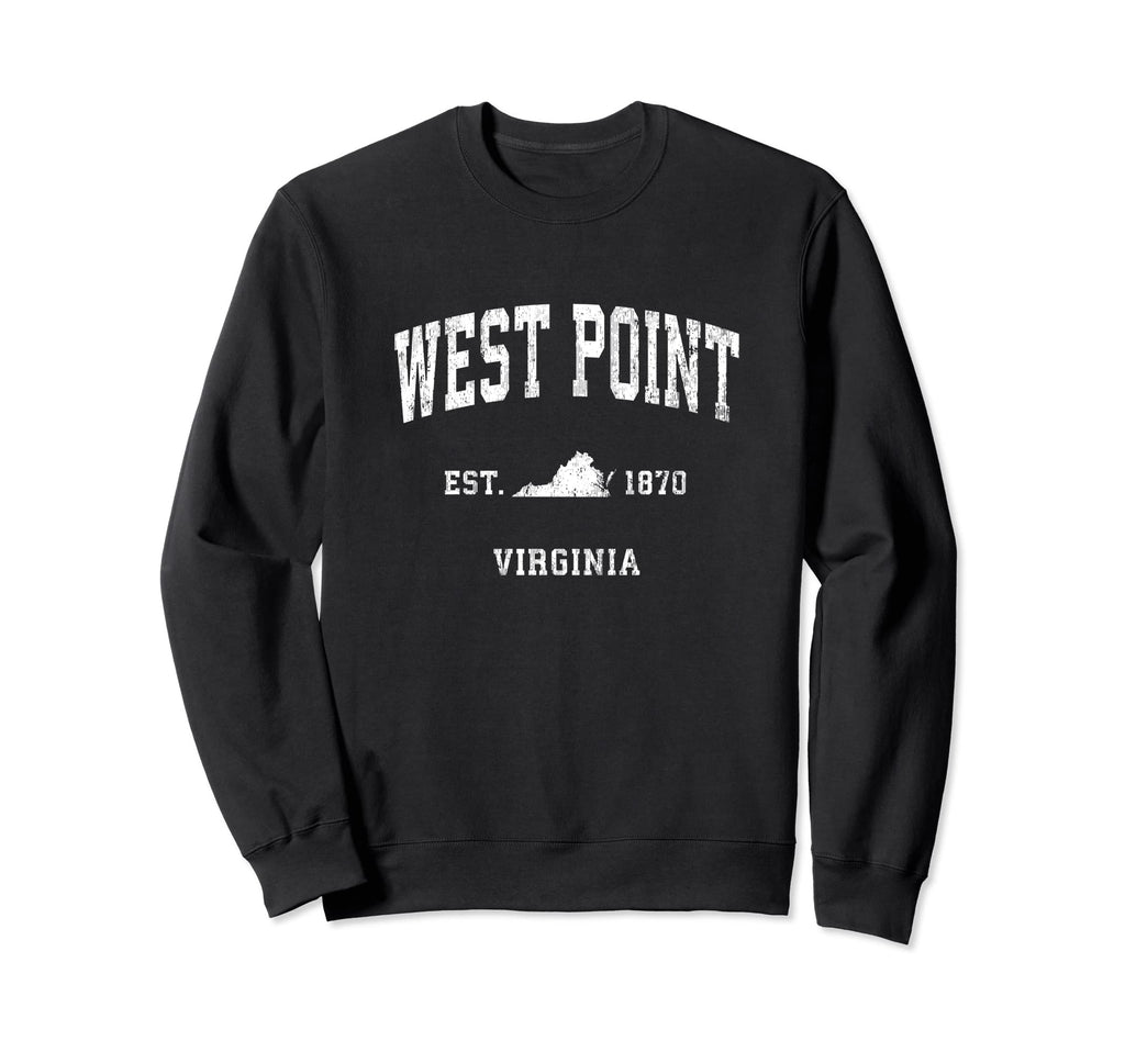 West Point Virginia Va Athletic Sweatshirt - Graphic Print for Adults - T-Shirt, Sweatshirt, Hoodie