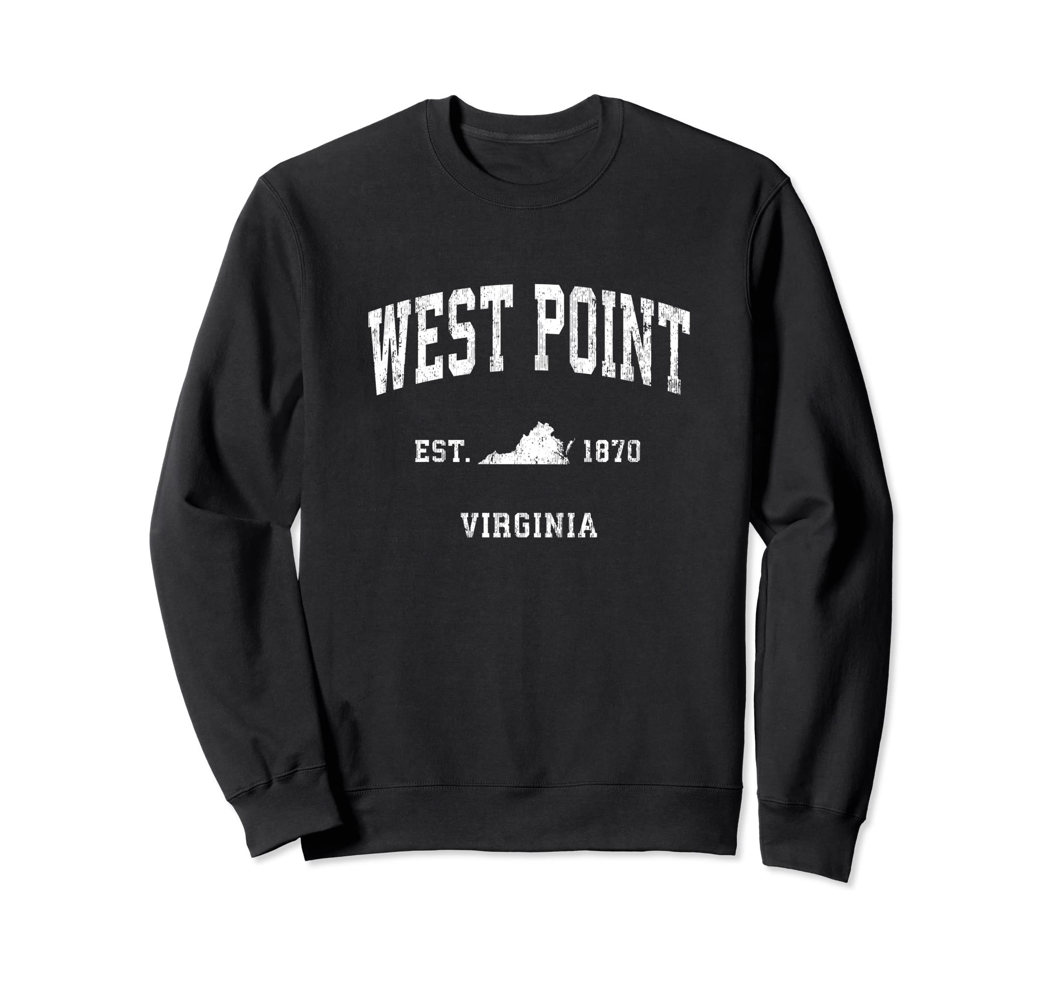 West Point Virginia Va Athletic Sweatshirt - Graphic Print for Adults - T-Shirt, Sweatshirt, Hoodie