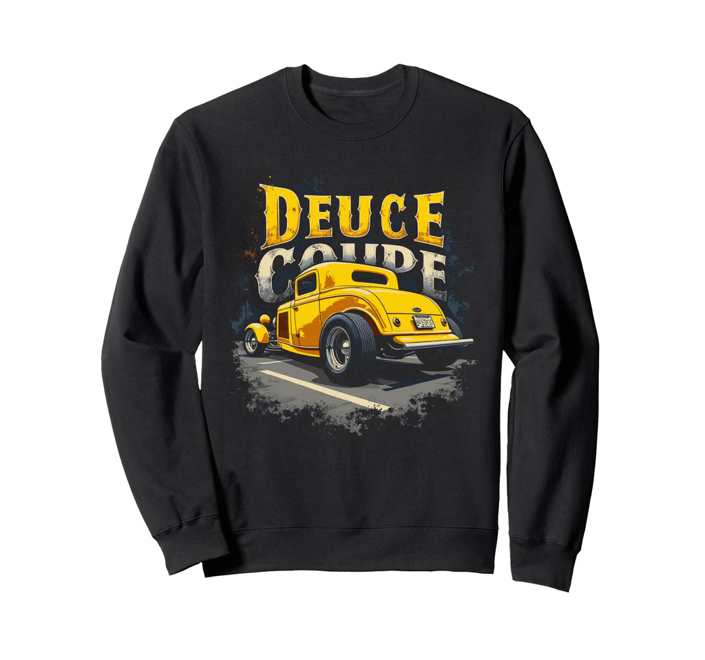 Deuce Coupe Hot Rod 3 Window Deuce Sweatshirt - Novelty Apparel for Adults - T-Shirt, Sweatshirt, Hoodie