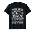 Super Racer Motorcycle Biker Cafe Racer T-Shirt - Custom Art Print Unisex - T-Shirt, Sweatshirt, Hoodie